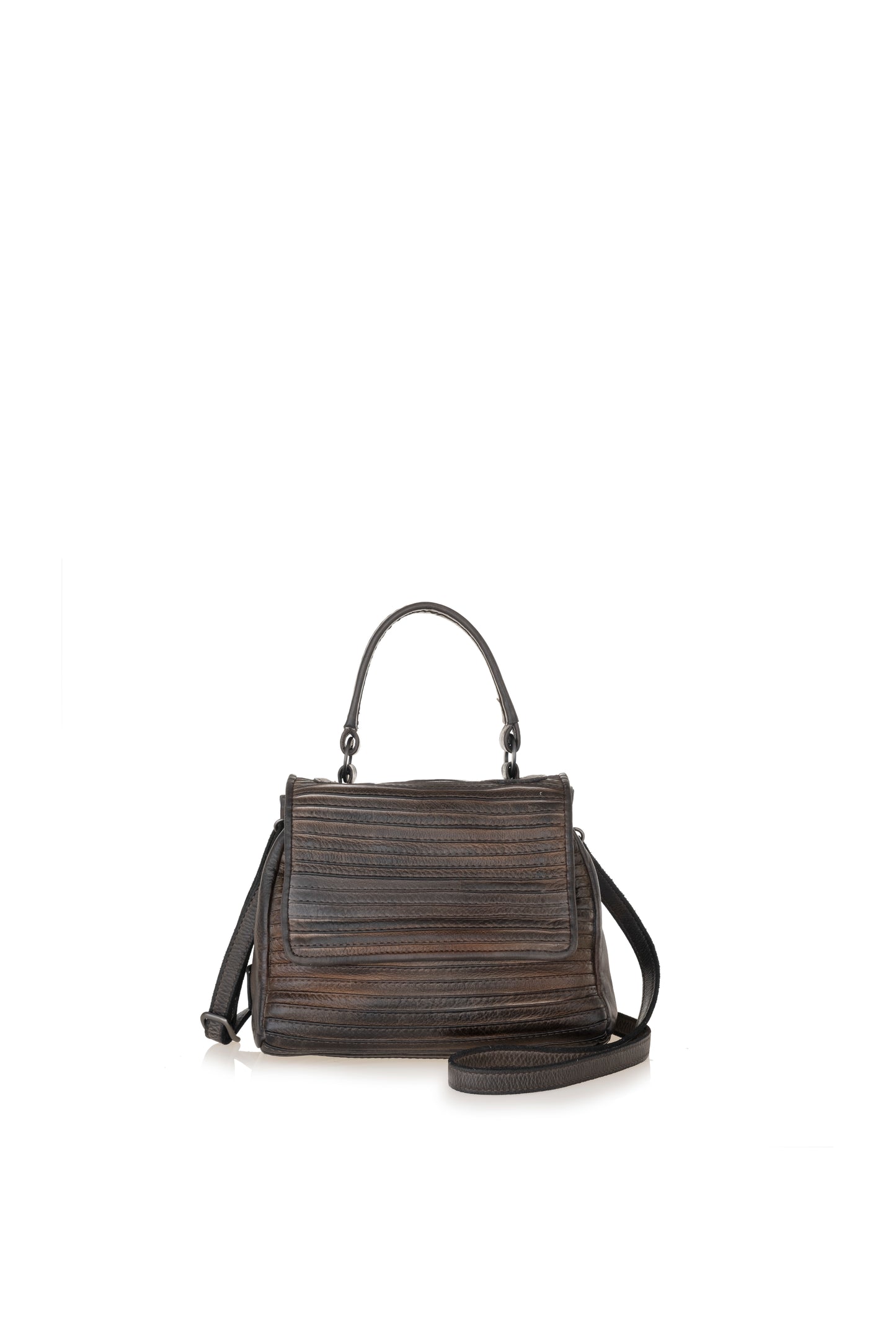 BLACK - flap bag 